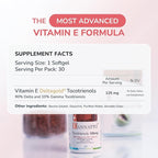 WELLNESS EXTRACT Eannatto Tocotrienols Vitamin E Supplements Tocopherol Free, Non-GMO, Gluten Free & Antioxidant 125mg 30 Softgels (Pack of 2)