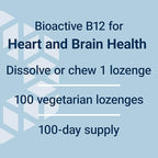 Life Extension Vitamin B12 Methylcobalamin 500mcg - Vitamin B12 Supplement for General Energy and Brain Health - Sugar Free Vegetarian Lozenges Dissolve in Your Mouth - Once Daily - 100 Count