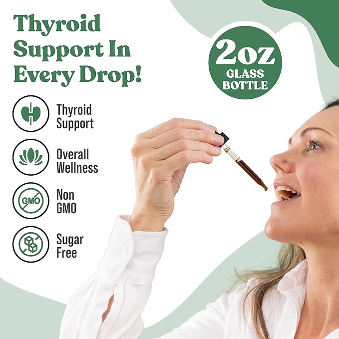 Rejuvica Health Active Iodine + Thyrobin Bundle - Nascent Iodine Drops & Thyroid Support Supplements - Advanced Liquid Deliver