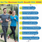 NMNH (NMN Supplement Alternative) NAD Supplements for Anti Aging, Energy, Immune, Focus (Dihydronicotinamide Mononucleotide) 500mg, to Boost NAD+ Levels As We Age, Pure Organic - 60 Capsules