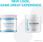 Revive MD Gut L-Glutamine Powder – Muscle Recovery & Immune Support Supplement for Adults – Promotes Digestive Health, Reduces Muscle Soreness & Supports Immunity – Vegan (30 Servings)