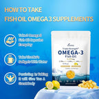 VivoNu Triple Strength Omega 3 Fish Oil - 4200mg, 300 Softgels | Enteric-Coated for No Fishy Aftertaste | Wild-Caught | Third-Party Tested