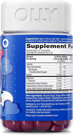OLLY Kids Sleep Gummy, Occasional Sleep Support, 0.5mg Melatonin, L Theanine, Chamomile, and Lemon Balm Extracts, Childrens Chewable Supplement, Raspberry Flavor - 90 Count