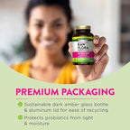Probiotics for Women | 50 Billion CFU | 33 Capsules | with Cranberry and D-Mannose | Vegan, Non-GMO & Gluten Free Supplement