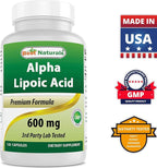 Best Naturals Alpha Lipoic Acid 600 mg & NAC 600 mg