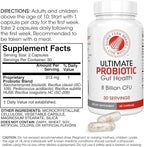 Silver Fern Brand Ultimate Probiotic - Probiotics for Women & Men - 8 Billion CFU Spore-Forming Gut Health Supplement - DNA Verified, Vegan, Shelf-Stable, High Survivability - 60 Capsules