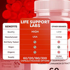 Life Support Labs Capsules, Official LifeSupportLabs Blood Health Pills with All Natural Ingredients, Life Support Labs Advanced Health & Wellness with Premium Vitamins for Women & Men (60 Capsules)
