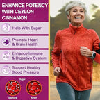 ZEBORA Premium Berberine HCL Supplement 1200 mg, Berberine GLP-1 Support with Ceylon Cinnamon, ALA & Capric Acid, Supports Immune & Antioxidant, Non-GMO, 120 Capsules