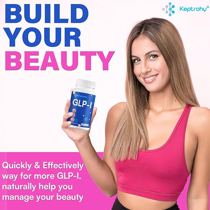 GLP-I Supplement for Women & Men, 16-in-1 GLP-I Probiotic for Daily GLP-I Naturally, 8X Advance Formulate GLP-I with Synbiotics for More GLP-I, 120 Capsules
