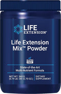 Life Extension Mix™ Powder, high Potency, Advanced Vitamin, Mineral, Fruit & Vegetable Formula, Vitamin B, C, D, E, Magnesium, for Whole-Body Health, Healthy Aging, Gluten-Free, 12.70 oz
