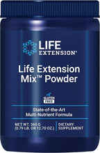 Life Extension Mix™ Powder, high Potency, Advanced Vitamin, Mineral, Fruit & Vegetable Formula, Vitamin B, C, D, E, Magnesium, for Whole-Body Health, Healthy Aging, Gluten-Free, 12.70 oz
