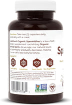 Organic Spermidine Capsules | Organic Wheat Germ Extract | Promotes Cell Renewal, Better Aging | Thiamine, Zinc, Manganese | 1050mg Per Serving | USDA Organic, Vegan, Non-GMO | 120 Capsules