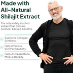 Organics Ocean One-Per-Day Shilajit for Men and Women - Natural Shilajit Supplement for Age-Defying, Bone Strength, Hormone Support and More - 30 Shilajit Capsules
