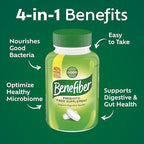 Benefiber Prebiotic Fiber Supplement Caplets,84 Count (Pack of 2)
