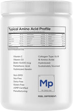 Codeage Marine Collagen Protein Powder Supplement Platinum - Biotin 10,000 mcg, Vitamin C, D3 & B6, Keratin, Hyaluronic Acid, Niacin, Wild Caught Hydrolyzed Fish Collagen Peptides - Non-GMO - 11.50 oz