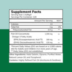 Zaytun Halal Fish Oil 1200mg Omega-3, Premium EPA/DHA, One Per Day, Daily Wellness Support, 4 Months Supply, Lemon Flavor, Keto Friendly, Gluten Free
