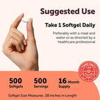 Micro Ingredients Chromium Picolinate 1,000 mcg Per Serving, 500 Softgels, 1 Year Supply | Chelated Essential Mineral Supplement with MCT Oil | Non-GMO