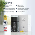 HPN N(4) Icelandic Omega-3 Fish Oil, 3,000 mg DHA & EPA | Increase Muscle Growth, Joint, and Brain Health | No Heavy Metals or Toxins | 90 Softgel Capsules