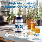 Nerve Savior for Neuropathy, 120 Capsules with 600mg Alpha Lipoic Acid, Benfotiamine & B12, for Discomfort in Feet, Hands, Legs, Back & Neck