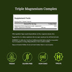 Swanson Triple Magnesium Complex - Mineral Supplement - Natural Support - Featuring Citrate, Oxide & Aspartate - (100 Capsules, 400mg Each, 4 Pack)