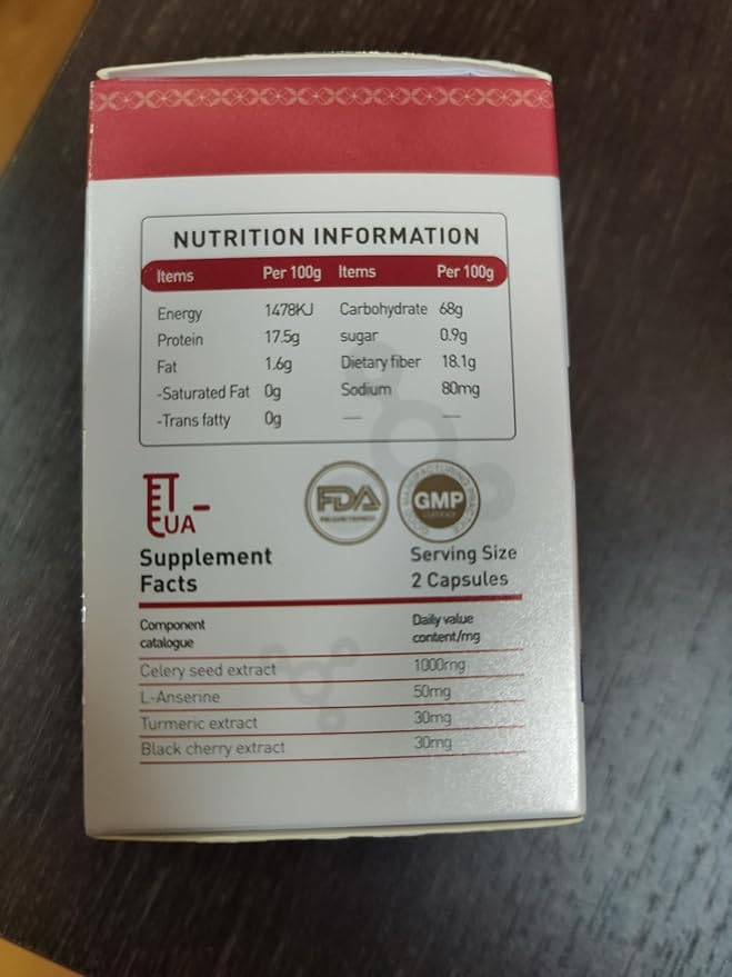 Purge Uric Acid Flush Detox and Cleanse with Tart Cherry, Celery Seed Extract and Turmeric for Daily Joint Comfort and Kidney Support, 60 Capsules