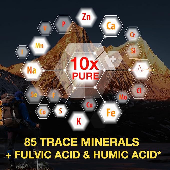 Shilajit Pure Himalayan Resin Drops - Organic Shilajit Resin Liquid Gold Supplement with 85+ Trace Minerals, Supports Energy, Immunity & Overall Wellness - for Men & Women - 2 Fl Oz