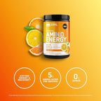 Optimum Nutrition Amino Energy - Pre Workout with Green Tea, BCAA, Amino Acids, Keto Friendly, Green Coffee Extract, Energy Powder - Citrus Spritz, 9.5 Ounce, 30 Servings (Packaging May Vary)
