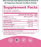 Inositol Supplement for Women, Myo-Inositol & D-Chiro Inositol 40:1, PCOS Support with Berberine, MTHF Folate & Vitamin D3, Supports Ovarian Health, Hormonal Balance & Regular Cycles, 120 Capsules