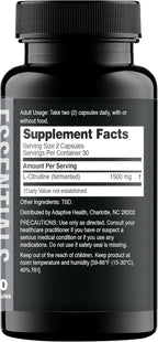 Nugenix Essentials L-Glutamine, 1500mg 100% Botanical L-Glutamine Amino Acid, Protein Synthesis, Supports Cellular Function, 120 Capsules
