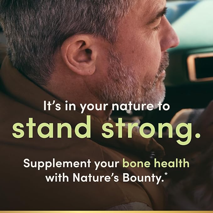 Nature's Bounty Calcium 1200 mg with 1000 IU Vitamin D3 - Bone Health Softgels, Calcium and Vitamin D Supplement, Gluten Free, 2 Softgels per Day, 120 ct (Pack of 1)