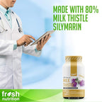 Fresh Nutrition Milk Thistle Capsules (10,000mg) (Pack of 2)