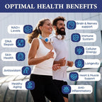 NAD Supplement - NMNH Alternative with Trigonelline HCL 500mg & Resveratrol - NAD+ Precursors Plant Extraction - Support Cellular Energy & Healthy Aging & Brain for Women & Men - 90 Capsules