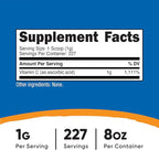 Nutricost Ascorbic Acid Powder (Vitamin C) 0.5 LBS (8 Ounce)