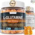 L-Glutamine 1000mg Gummies for Women & Men| with Beta-Alanine, BCAAs, Magnesium Glycinate, Potassium & Ashwagandha | Vegan | Sugar-Free & Extra-Chewy | 120 Counts