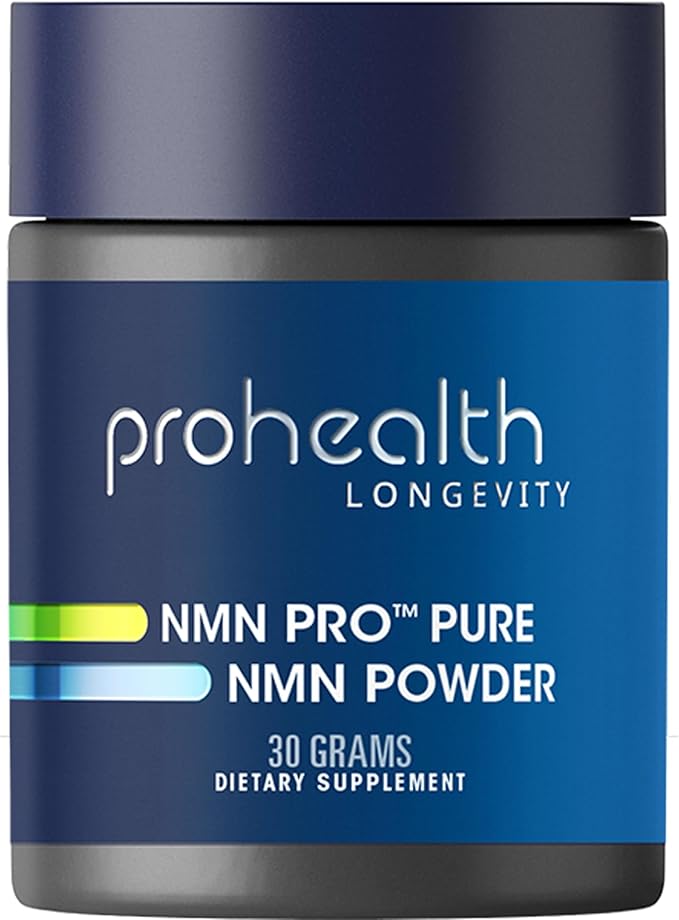 ProHealth NMN Pro Powder (30 Grams) Clinically Studied Uthever® NMN. NAD+ Precursor for Cellular Energy, Mitochondrial Support & Healthy Aging. USA Manufactured, Triple Lab-Tested