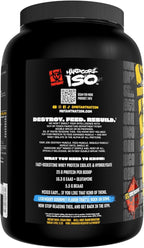 Mutant Hardcore ISO Whey Protein Isolate Powder Acts Fast to Help Recover, Build Muscle, Bulk and Strength, 1.6 lb Vanilla Ice Cream