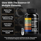 ACAPPELLA Bilberry Lutein Zeaxanthin Lycopene Omega-3 Grape Seed Extract Resveratrol Capsule Bilberry Supplement for Eyes with Multivitamins (1)