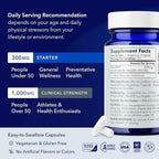 TRU NIAGEN Patented NAD Supplement for Brain Function, Anti Aging & Cell Regeneration, 300mg Niagen, 30 Servings | Supports Cellular Energy, Muscle | Nicotinamide Riboside (NR) Take 1 Daily | 3 Bottle