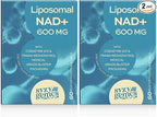 NAD+ Supplement 1600mg Extra Strength - Liposomal NMN Alternative with Resveratrol, Urolithin A, CoQ10, Quercetin & ALA - Mitochondrial Energy & Anti-Aging, Cell Regeneration, 120 Softgels