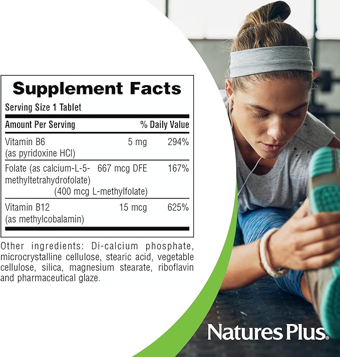NaturesPlus Folic Acid Hearts - 90 Tablets - Supports Immune & Prenatal Health with Methylfolate & Methylcobalamin - Gluten Free, Vegetarian, Allergen Free - 90 Servings