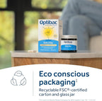 OptiBac Probiotics for Digestive Health, 30 Capsules Pack of 2 | 6 Scientifically Researched Strains with 5 Billion Live Cultures | Gluten Free & Vegetarian | Supports Gut Flora & Digestive Health