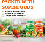 Simply Nature's Pledge - Packed with Over 40 Different Fruits & Vegetables - 4 Month Supply- Made with Whole Food Superfoods - with Aloe Vera – 100% Soy Free - 720 Capsules