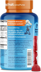 The Smurfs Kids Probiotic Gummies with 1 Billion CFU Probiotics & Prebiotics Chewable Probiotic Kids for Digestive Support, Healthy Gut & Immune Health | Ages 3+ | Made with Real Fruit | 80 Count