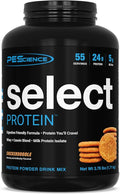 PEScience Select Protein Powder, Whey and Casein Blend, Lean Protein Powder for Women and Men, Low Calorie, Low Carb, Keto Friendly, Gluten Free, Snickerdoodle - 55 Servings