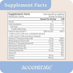 Accentrate Neuro Gummy for Kids | Supports Attention & Mood | Folinic Acid & Methylfolate | Complete Vitamin B Complex with SpectraFolate™ | MTHFR Supplement | No Artificial Ingredients | 30 Gummies