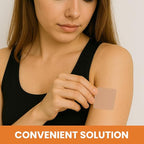 B12 Patches (Pack of 60) - 100% Natural Patch for Women and Men - Firming, Energy, Focus & Body Support - Enhanced Formula