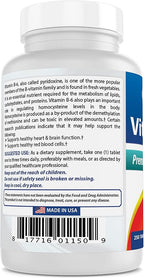 Best Naturals Vitamin B6 25mg 250 Tablets (250 Count (Pack of 2))
