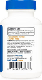 Nutricost Methylated Vitamin B12 + Folate Supplement (2,000 mcg) 120 Capsules - 1,000 mcg of Vitamin B12 + 1,000 mcg of Methyl Folate, Gluten-Free, 60 Servings