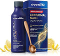 Everlife Liposomal NAD+ Liquid Supplement – 150mg Shot with Liposomal Trans-Resveratrol, TMG & Glycine – Boosts Energy, Cellular Repair, Healthy Aging & Longevity – NMNH Alternative – 30 Servings