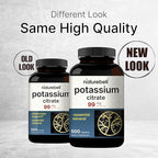 Potassium Citrate Supplement 99mg, 500 Capsules | Chelated Mineral Supplements – Essential Mineral Electrolyte – Non-GMO, Gluten Free
